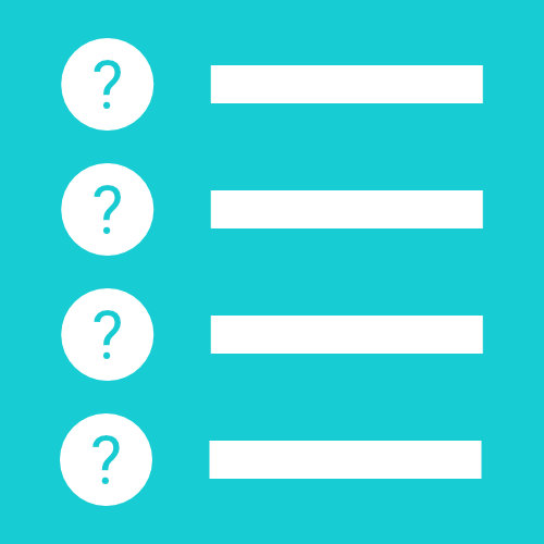 Anonymous datasets to train AI Illustration of an anonymous dataset. Four white circles with question marks represent anonymous hypothetical patients. Four white lines represent AI-generated patient data.