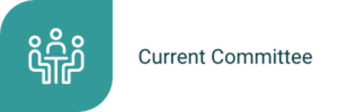 Icon of three people sat around a table next to text reading 'Current Committee'