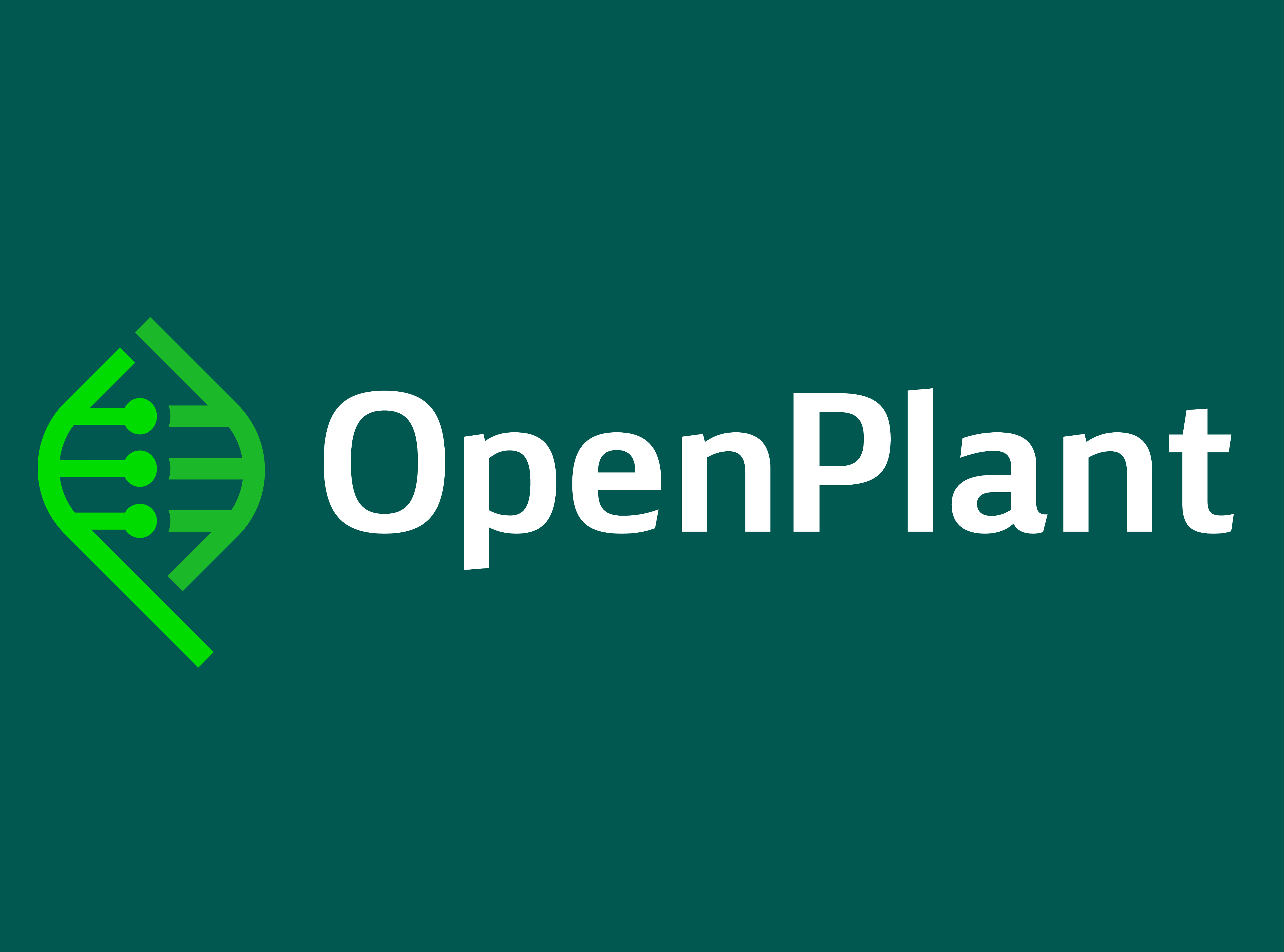 OpenPlant Logo with title