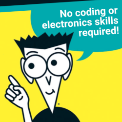 No-Code Programming for Biology | Online Workshop June 27th & July 1st | No coding or electronics skills required! | Free Kit! | Register now: bit.ly/no-code-2022